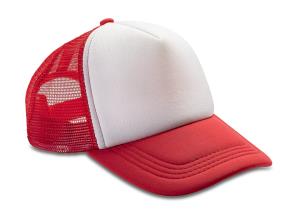 5 panelová šiltovka sieťovaná Detroit, 450 Red/White