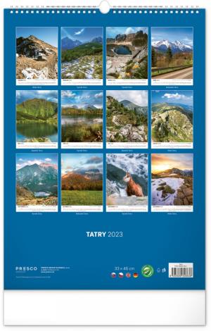 Nástenný kalendár Tatry 2023, 33 × 46 cm (15)