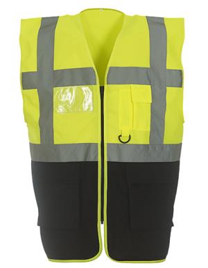 Reflexná vesta  Fluo EXEC, 650 Fluo Yellow/Black