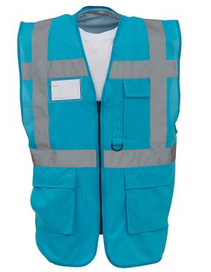 Reflexná vesta  Fluo EXEC, 329 Sapphire
