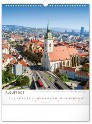 Nástenný kalendár Pamätihodnosti Slovenska 2023, 30 × 34 cm (9)