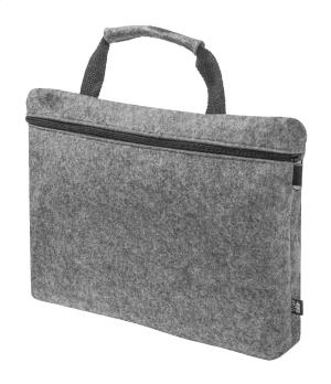 Taška na notebook z RPET Refelt Laptop, šedá