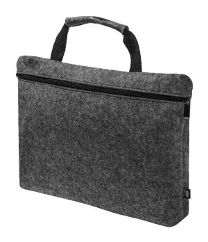 Taška na notebook z RPET Refelt Laptop, popolavá