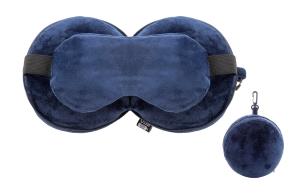 Cestovný vankúš z RPET Dreamfly, tmavomodrá