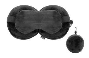 Cestovný vankúš z RPET Dreamfly, čierna