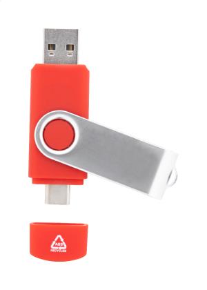 USB flash disk TwistDrive Plus, Červená