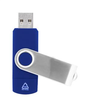 USB flash disk TwistDrive Plus, modrá