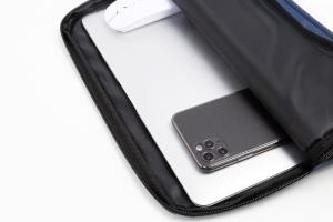 Taška na notebook z RPET Reptop, tmavomodrá