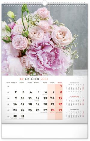 Nástenný kalendár Kvety 2023, 33 × 46 cm (11)
