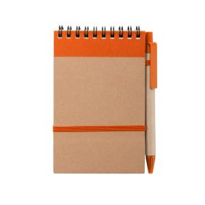 Zápisník Ecocard, oranžová