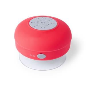 Vodeodolný bluetooth reproduktor Rariax, Červená