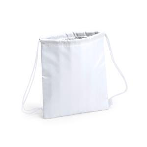 Chladiaca taška so sťahovacou šnúrkou Tradan, Biela
