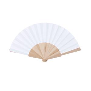 Ručný ventilátor Folklore, Biela