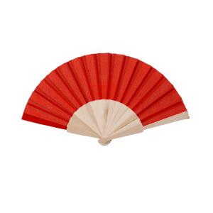 Ručný ventilátor Folklore, Červená