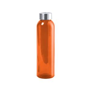 Sklenená fľaša Terkol, oranžová