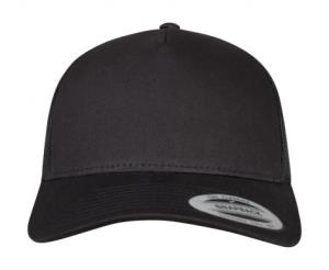 5-panelová šiltovka Retro Trucker, 101 Black