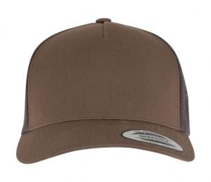 5-panelová šiltovka Retro Trucker, 571 Chocolate Chip/Greyish Brown