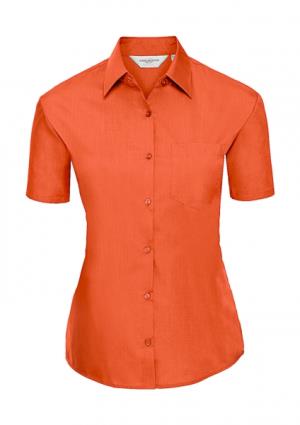 Blúzka s kratkými rukávmi Poplin , 410 Orange
