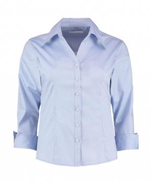 Blúzka s trištvrťovými rukávmi Oxford, 321 Light Blue