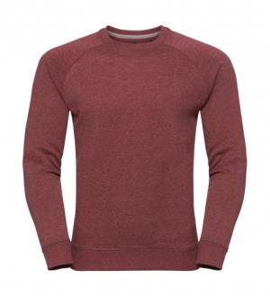 Pánska mikina bez kapucne HD, 446 Maroon Marl