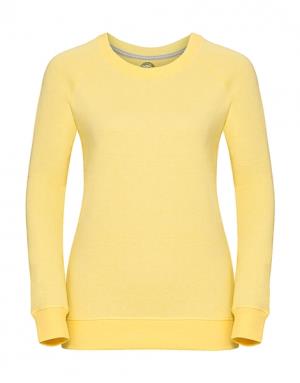Dámska mikina bez kapucne HD, 615 Yellow Marl