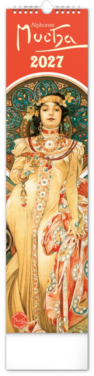  Nástenný kalendár s reprodukciami umeleckých diel Alfons Mucha CZ/SK 2027