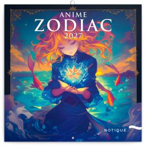 Nástenný plánovací kalendár s motívom Anime zverokruhu Anime Zodiac 2027