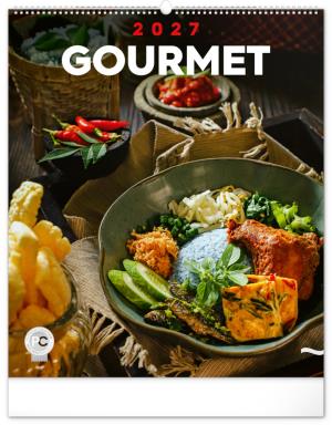Nástenný gurmánsky kalendár s fotkami jedál Gourmet 2027