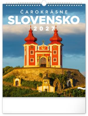  Nástenný kalendár s fotografiami Slovenska Čarokrásne Slovensko 2027