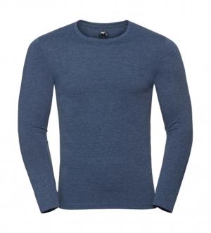 Pánske tričko HD s dlhými rukávmi, 204 Bright Navy Marl