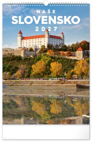Nástenný kalendár s fotografiami Slovenska Naše Slovensko 2027