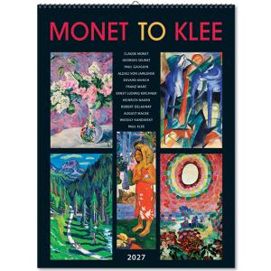 kalendár s reprodukciami umeleckých diel Monet to Klee 2027