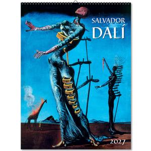 Nástenný kalendár s reprodukciami umeleckých diel Salvador Dalí 2027