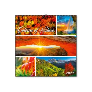 Nástenný kalendár so zábermi prírody Colours of nature 2027