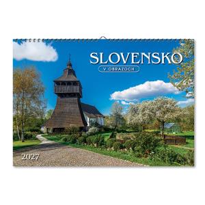 Nástenný kalendár s fotografiami Slovensko v obrazoch 2027