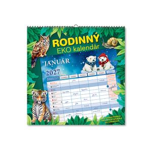 Nástenný kalendár pre celú rodinu Rodinný EKO kalendár 2027