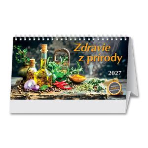 Stolový kalendár kalendár so zábermi prírody Zdravie z prírody 2027