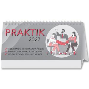 Stolový kalendár plánovací Praktik stĺpcový 2027