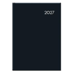 Týždenný manažérsky diár červený FALCON čierny 2027