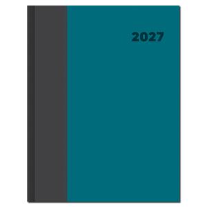 Týždenný manažérsky diár DOLCETTO sivo tyrkysový 2027