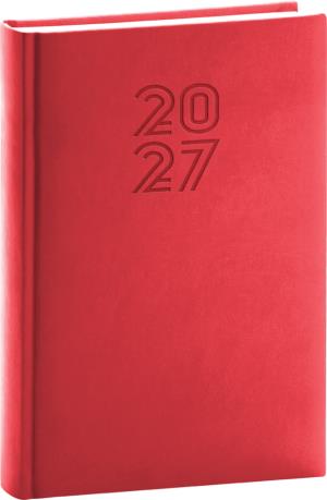 Denný diár Aprint 2027 červený