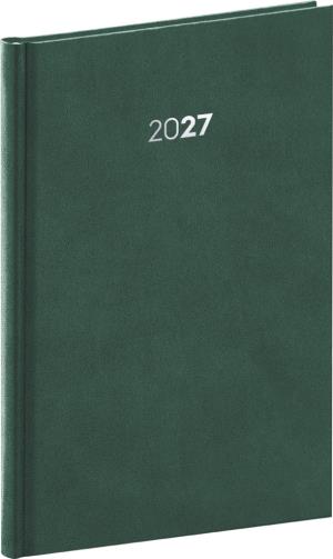Týždenný diár Balakon 2027 zelený