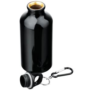 Barac outdoorová fľaša s karabinkou, čierna (2)