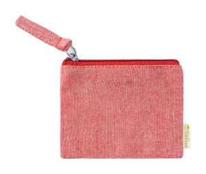 bavlnená peňaženka Fontix, Červená