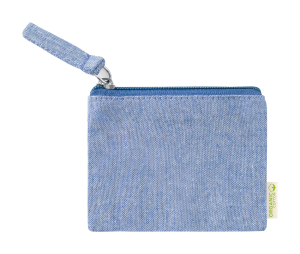 bavlnená peňaženka Fontix, modrá