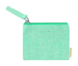 bavlnená peňaženka Fontix, zelená