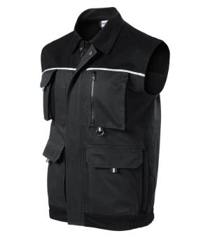 Pánska pracovná vesta Woody W52, 94 Ebony Grey