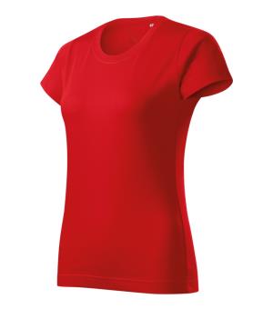 Dámske tričko Basic Free F34, 07 Červená