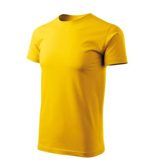 Pánske tričko nebrandované Basic Free F29, 04 Žltá