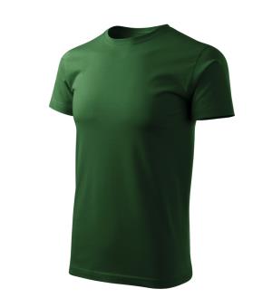 Pánske tričko nebrandované Basic Free F29, 06 Fľaškovozelená
